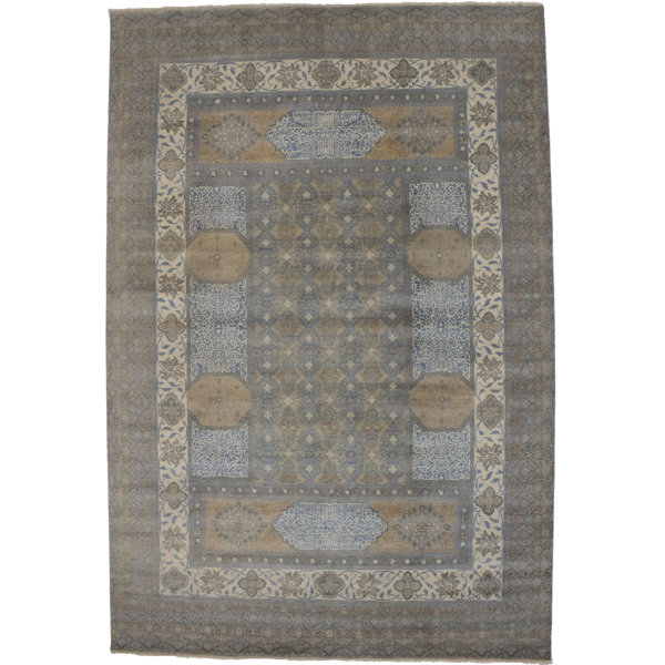 ADMINRUGS Oriental HandKnotted Wool Tan/Beige/Cream Area Rug Wayfair
